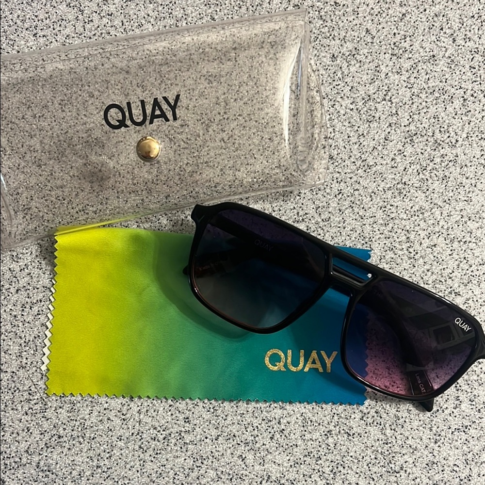 Quay Black Sunglasses